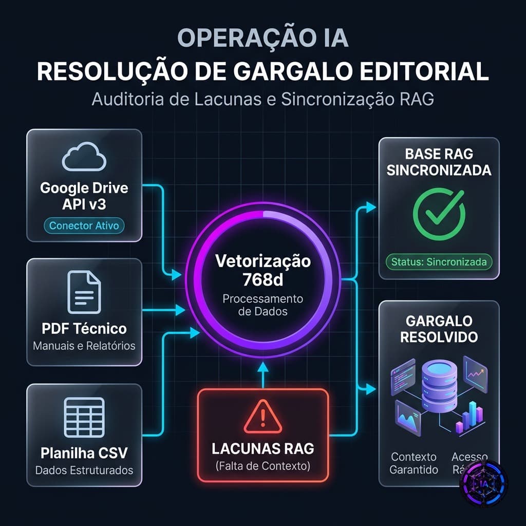 Auditoria de Lacunas RAG no Estúdio: Preenchendo Gaps Técnicos de Artigos com Dados Proprietários em 2026